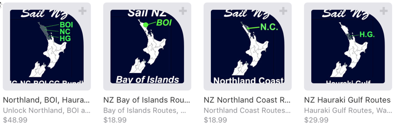 Sail New Zealand In App Purchase Screen Shot