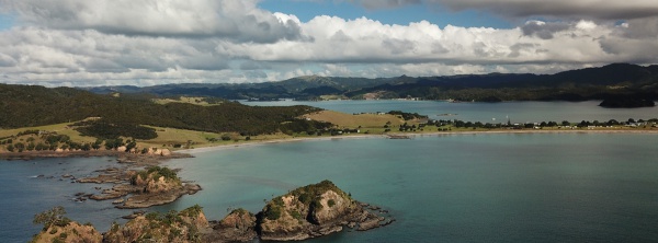 BlandBay Whangaruru in background